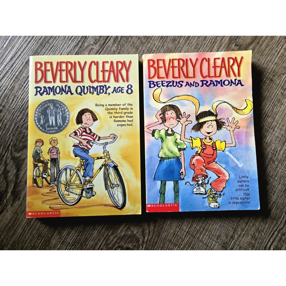 Beverly Cleary Ramona Quimby Age 8 & Beezus & Ramona Set Of 2 Books